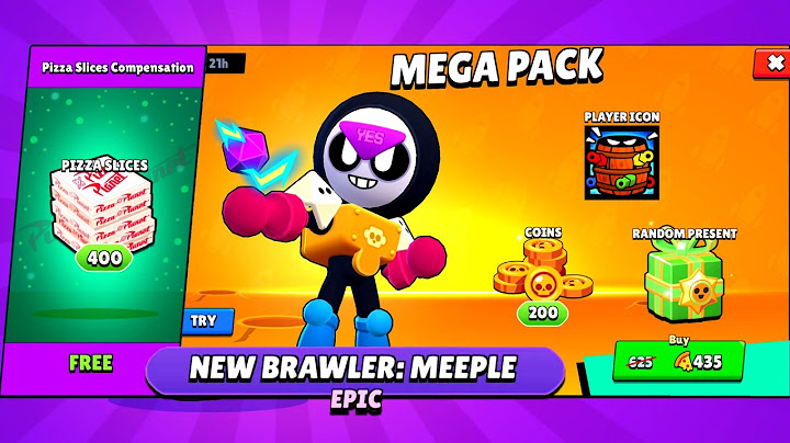 NEW BRAWLER Meeple - FREE Pizza Slice - Brawl Stars