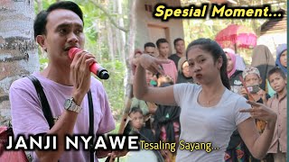 Spesial Moment Dance Novi Saya Bikin Baper di Lagu || JANJI NYAWE || Voc Ojan Suling Kecimol MHS