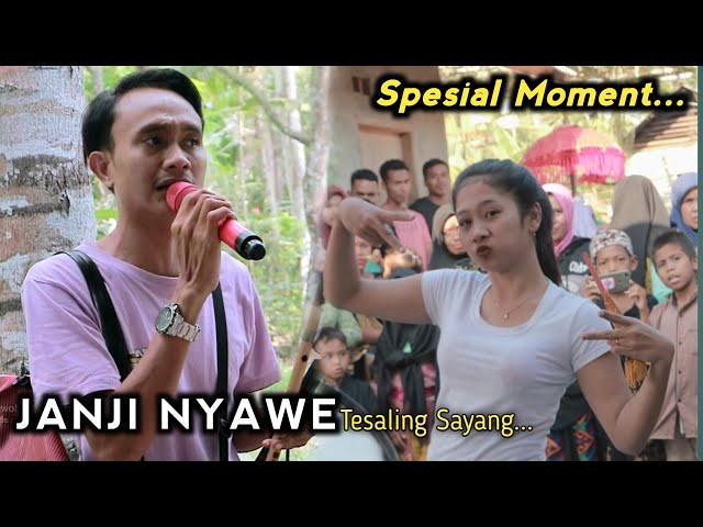 Spesial Moment Dance Novi Saya Bikin Baper di Lagu || JANJI NYAWE || Voc Ojan Suling Kecimol MHS class=