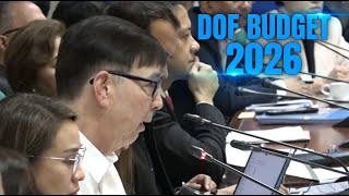 Proposed DOF, Attached Agencies 2026 Budget, lusot na sa Finance CMTE ng Senado | GNN