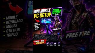mini gaming pc setup 🖥️ keyboard ⌨️ mouse 🖱️ only ₹699rs 😱 #minipc #new #keyboard #cr7 #pocketpc