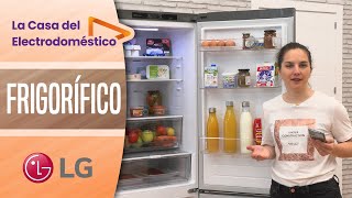 ❄LG FRIGORÍFICO COMBI GBB61PZGCN1 - Color inox anti huellas, clase C, 341 litros.