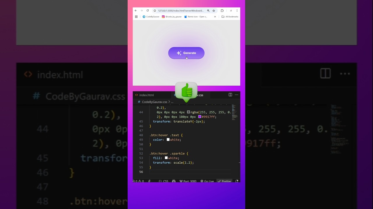 Button Animation with Hover Effects | HTML & CSS | Cool UI Design #webdevelopment #hovereffect
