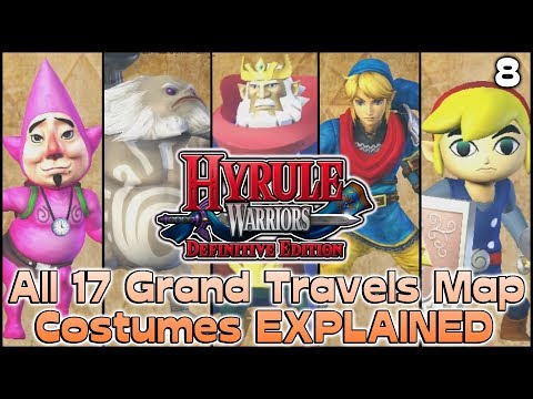 All 17 Grand Travels Map Costumes Origins EXPLAINED | Hyrule Warriors: Definitive Edition (Switch) - All 17 Grand Travels Map Costumes Origins EXPLAINED | Hyrule Warriors: Definitive Edition (Switch)