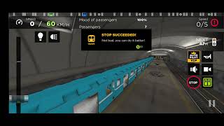 subway simulator 3D รถไฟซึ่งวิ่งเร็วทะลุนรก(เลยสถานี) screenshot 2