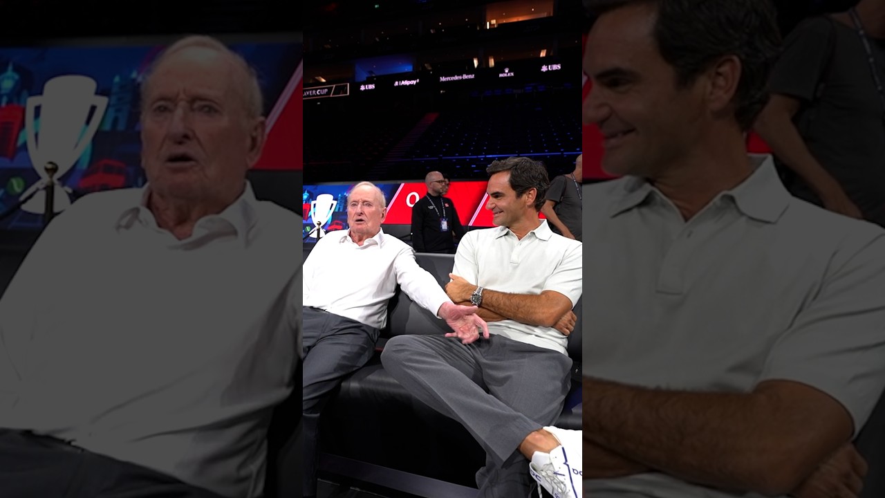 The past, present AND future of men's tennis on one court 👀 #LaverCup
