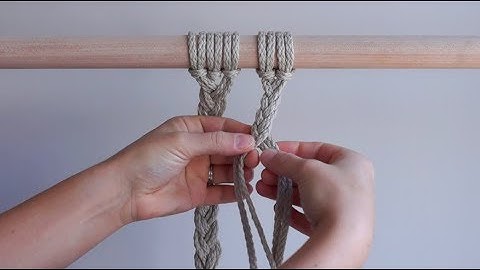 DIY Macrame Tutorial - 3-Strand & 4-Strand Braids!
