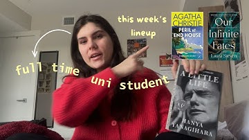 how many pages do I *realistically* read in one week - reading vlog 🍂