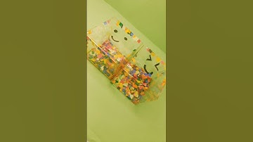 How To Make A Transparent Cube With Tape ◻️#shorts #viral #trending #youtube #diy #ideas #handmade