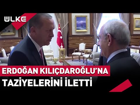 Erdoğan'dan Kılıçdaroğlu'na Taziye Mesajı
