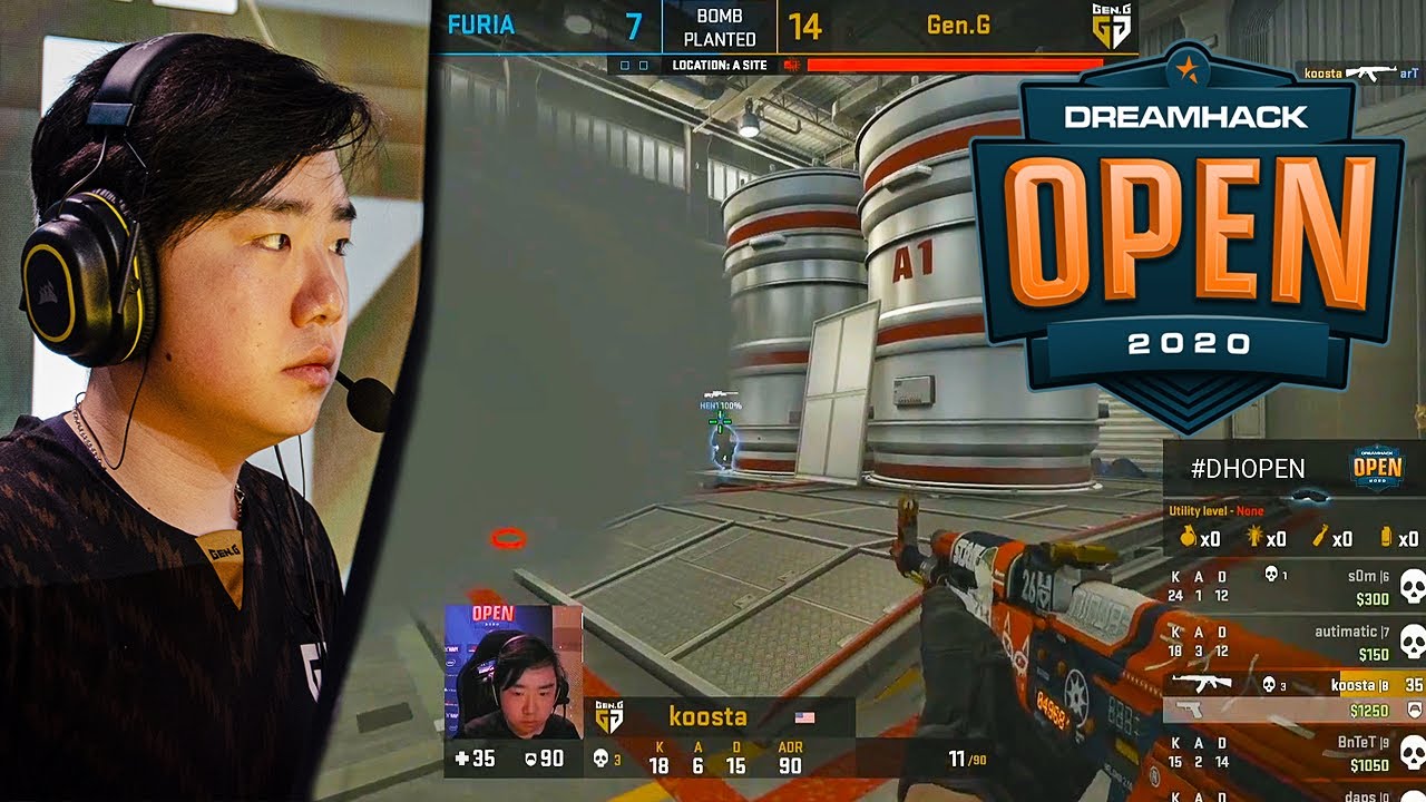 ЛУЧШИЕ МОМЕНТЫ CS:GO DreamHack Anaheim 2020