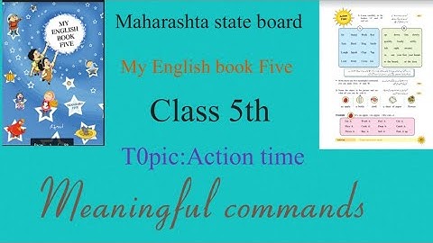 19 August 20||5th class||action time||unit one