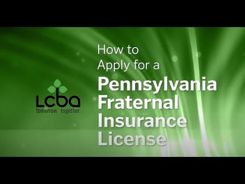 How to Apply for a Pennsylvania Fraternal Insurance License - YouTube