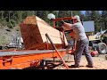 In All My Years Sawmilling I&#39;ve Never Done THIS Before | Ancient Cedar Log Too Big for Sawmill