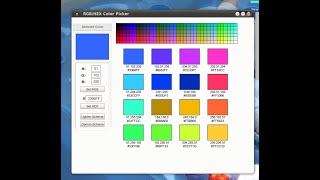 Project20 Day19 Color Chooser GUI Application in Python
