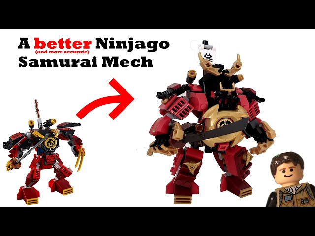 Ninjago Pixal Ninjago Samurai X Mech Moc A BETTER Lego Ninjago