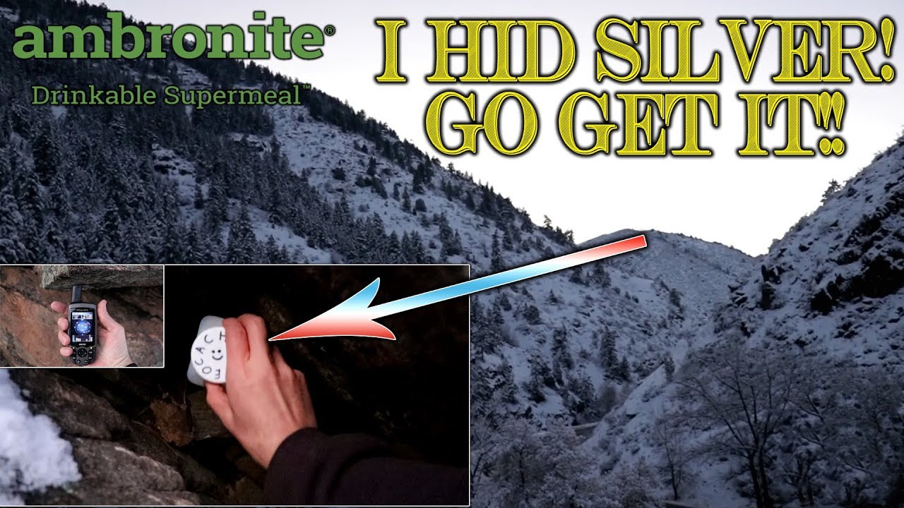 HIDING SILVER IN A GEOCACHE! EPIC AMBRONITE GIVEAWAY!