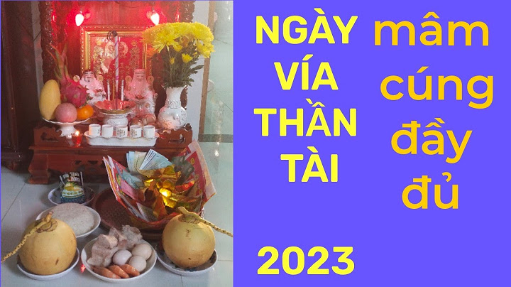 Hướng dẫn cúng vía thần tài năm 2024