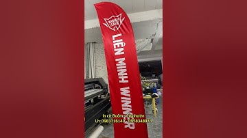 In Cờ cánh buồm - cờ lưỡi liềm - cờ bãi biển - In Cờ Đức Cường