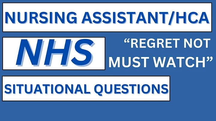 NHS Nursing Assistant/HCA Interview: 15 Situational Questions & Answers You Must Know