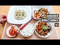 Dinner Banchans VI: Mu Jorim + Cabbage Japchae + Mandu!!