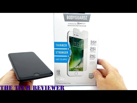 BodyGuardz Pure 2 Screen Protector for iPhone 7 Plus: Pure Perfection!