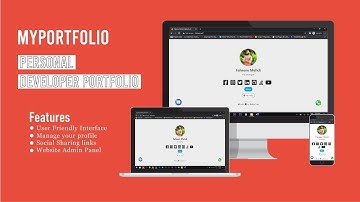 Personal Developer Portfolio in PHP & MySql with (Source Code)
