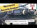 500km+ (310 miles) on SHF Radio!