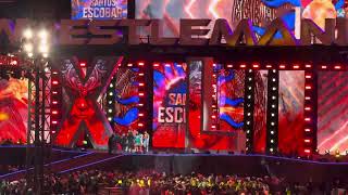 WWE WRESTLEMANIA 40 PHILADELPHIA 2024 Santos Escobar Dominik Mysterio full entrance judgement Day