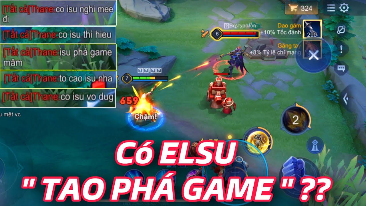 Có ELSU TAO Phá GAME || Nỗi Khổ Khi Leo Rank