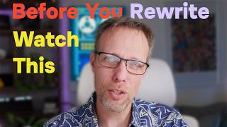 Re-factor or Re-write - How to tell which is appropriate