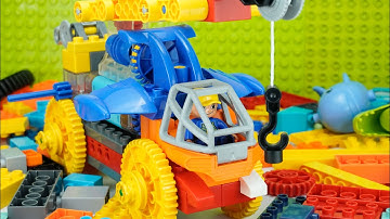 Satisfying Building Blocks Science ASMR How to Build A Truck Crane