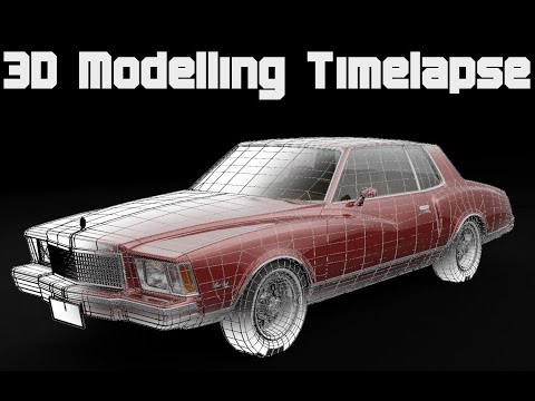 Chevy Monte Carlo 3D Modelling Timelapse | Blender