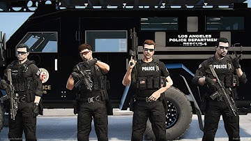 I Made the MOST Realistic SWAT Team in GTA 5 RP (Flashbangs, Smoke Effects, Shields)