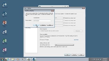 Lync - Add Mobile Number