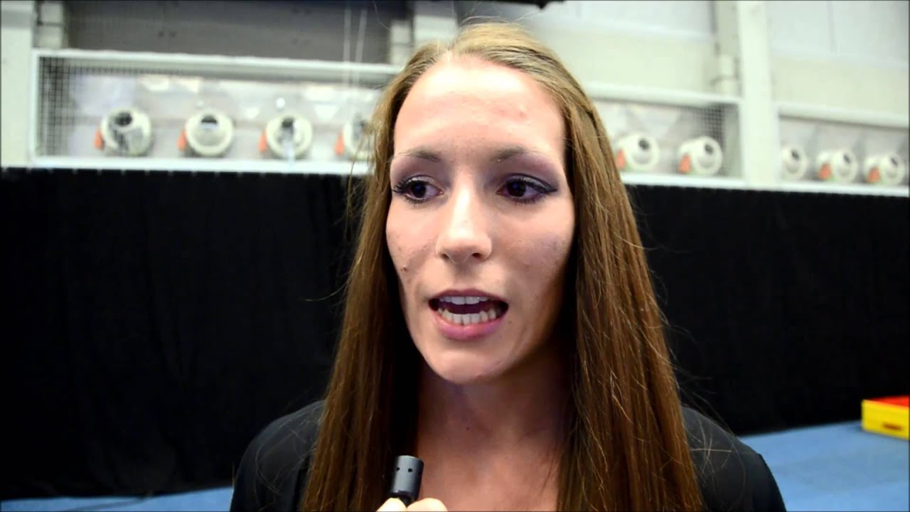 Agnes Hodi im Spontaninterview im Sportzentrum NÖ in St  Pölten