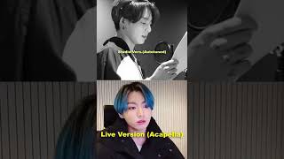 Jungkook's Voice : AutoTuned VS LIVE