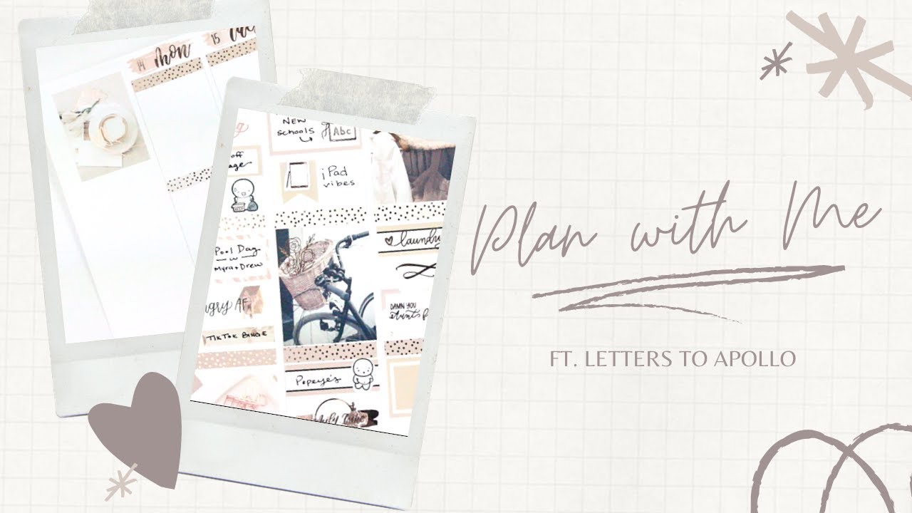 I'm Back! Chatty Plan With Me ft. Letters to Apollo