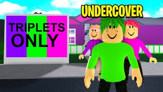 Grandma Wanted TRIPLETS ONLY.. We Went Undercover! (Roblox)