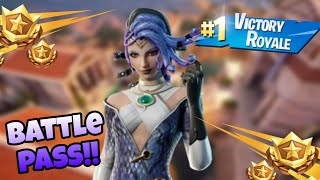 BEFORE YOU LEVEL UP!! Medusa Fortnite Skin Gameplay Full Game Win