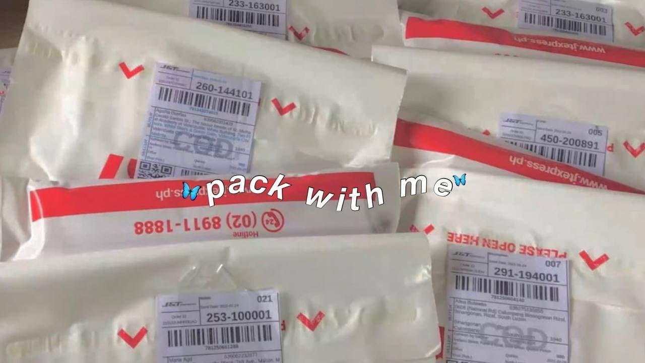 Studio Vlog: Pack Your Shopee Orders With Me 🥰 (philippines)