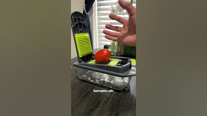 Top-rated Amazon food chopper✨ #veggiechopper  #amazonfinds #kitchen #cookinghacks #kitchengadgets