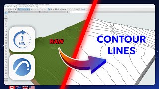 Archicad - Create Native 3D Contour Lines from a DXF Terrain (Accurate DTM Modeling)