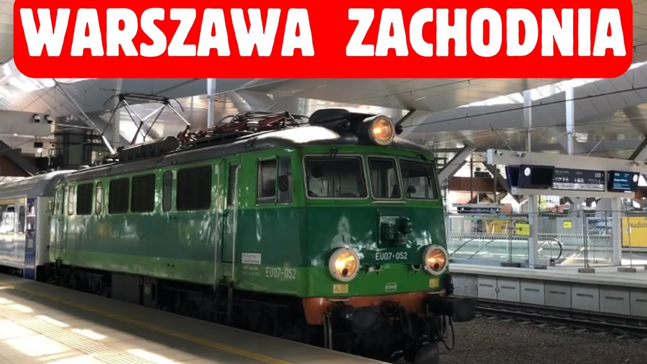 Lokomotywa "Koniczynka" EU07-052! Pociągi Warszawa Zachodnia