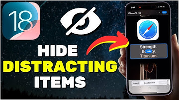 How To Hide Distracting Items In Safari In iOS 18