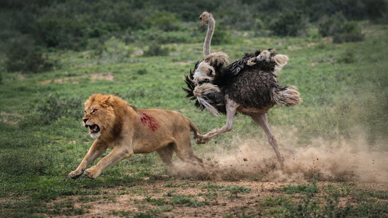 COMMON OSTRICH ─ This Big Bird Can Kill a Lion !!