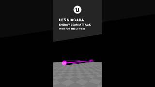 UE5 Niagara || PurpleEnergyBeam ||  #ue5niagara #ue5 #gamedevelopment #ue4niagara #gameengine