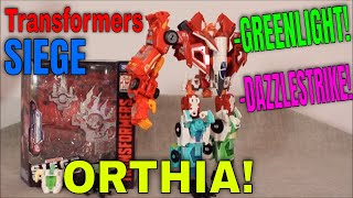 Transformers WFC Siege Greenlight, Dazzlestrike and Orthia - GotBot True Review NUMBER 558