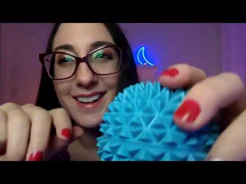 ASMR Fast Air Tracing | Finger Tracing Words & Pictures | Closeup Face Massage 💜💛 (CV Greg)