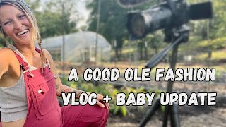 An Old Fashion Vlog + Baby Update